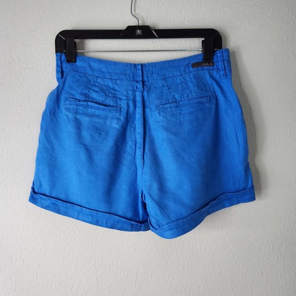 Anthropologie Level 99 Linen Blend SHorts - Picture 2 of 5